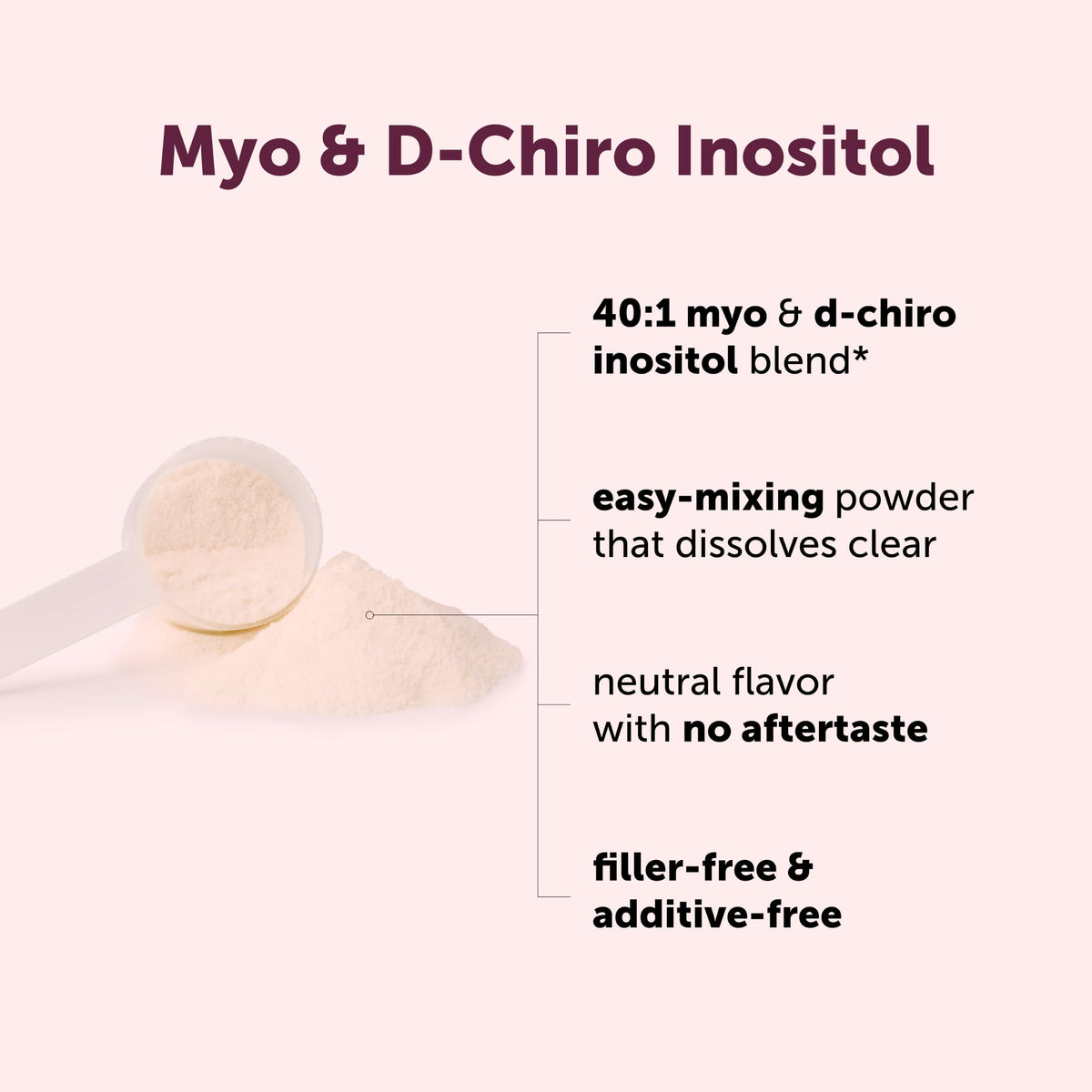Sachet de 2lb de Myo-Inositol et D-Chiro Inositol Micro Ingredients