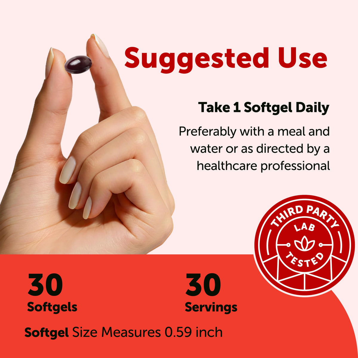 Sachet de 30 gélules Astaxanthin 24mg Micro Ingredients
