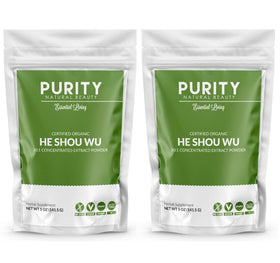 Sachet de 375g de poudre bio He Shou Wu de Purity Natural Beauty