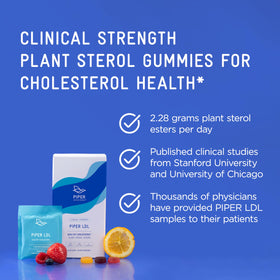Sachet de 4 gélifiés de stérols végétaux Piper Biosciences