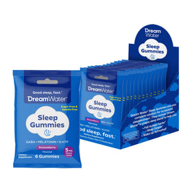 Sachet de 6 gummies de sommeil Dream Water au goût Snoozeberry