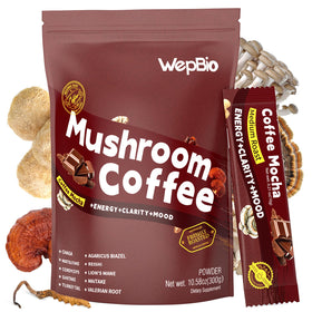 Sachet de café mochaccino faible en caféine WepBio