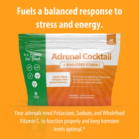 Sachet de Cocktail Adrenal ouvert avec contenu visible