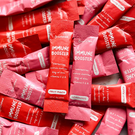 Sachet de complément alimentaire Nurished pour enfants, présentation des saveurs