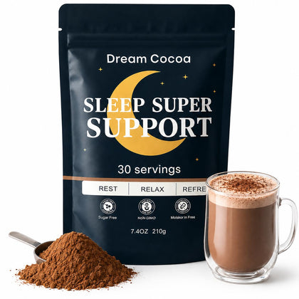 Sachet de Dream Cocoa Chocolat Chaud au Magnésium 225g