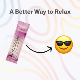 Sachet de Good Mood Mix sur une table avec des accessoires