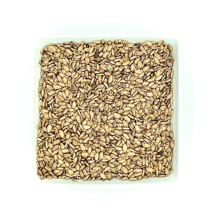 Sachet de graines de chardon-Marie entières 241g devant un fond blanc