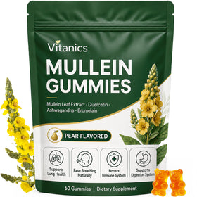 Sachet de gummies de Mullein hanachi avec 60 gummies au goût poire