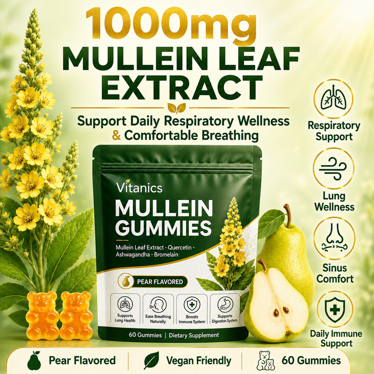 Sachet de gummies hanachi avec informations nutritionnelles