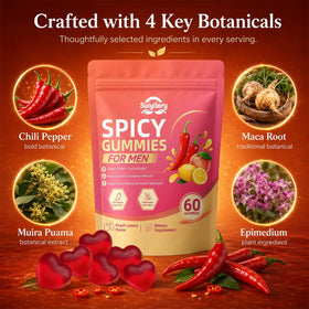 Sachet de gummies Suiyilary sur fond neutre, présentation du produit