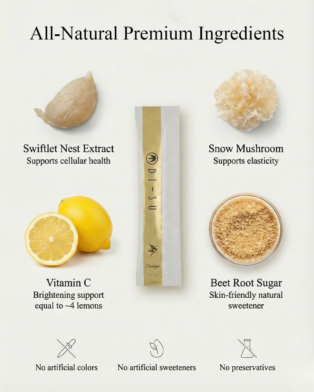 Sachet de Jelly Stick BI-SU ouvert prêt à consommer
