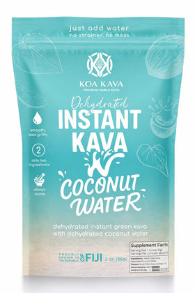 Sachet de Koa Kava Poudre Instantanée 59g avec Eau de Coco