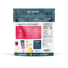 Sachet de mélange au collagène Bare Bones avec saveur fruit punch