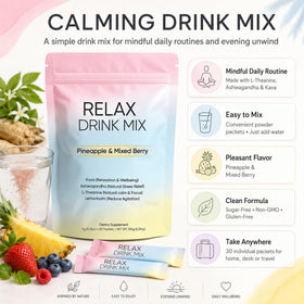 Sachet de mélange de boisson apaisante NAPEXIX avec saveur fruits rouges