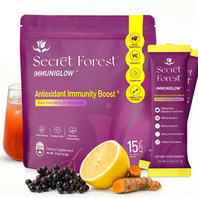 Sachet de mélange de boisson Secret Forest daily wellness avec extrait de baies de sureau noir