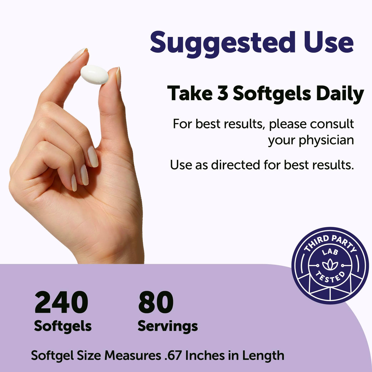 Sachet de Micro Ingredients Magnésium Glycinate 240 gélules
