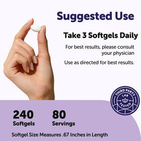 Sachet de Micro Ingredients Magnésium Glycinate 240 gélules