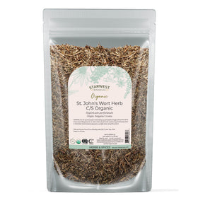 Sachet de millepertuis bio Starwest Botanicals 168g vu de face