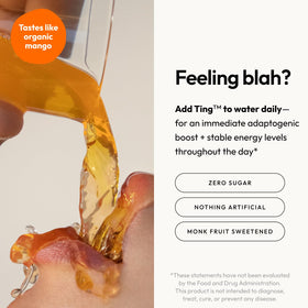 Sachet de Moon Juice Ting avec informations nutritionnelles