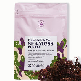 Sachet de mousse de mer bio violette HAPPY FOX 132g vue de face