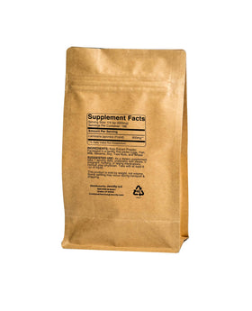 Sachet de poudre d'extrait d'algue brune Jovvily ouvert
