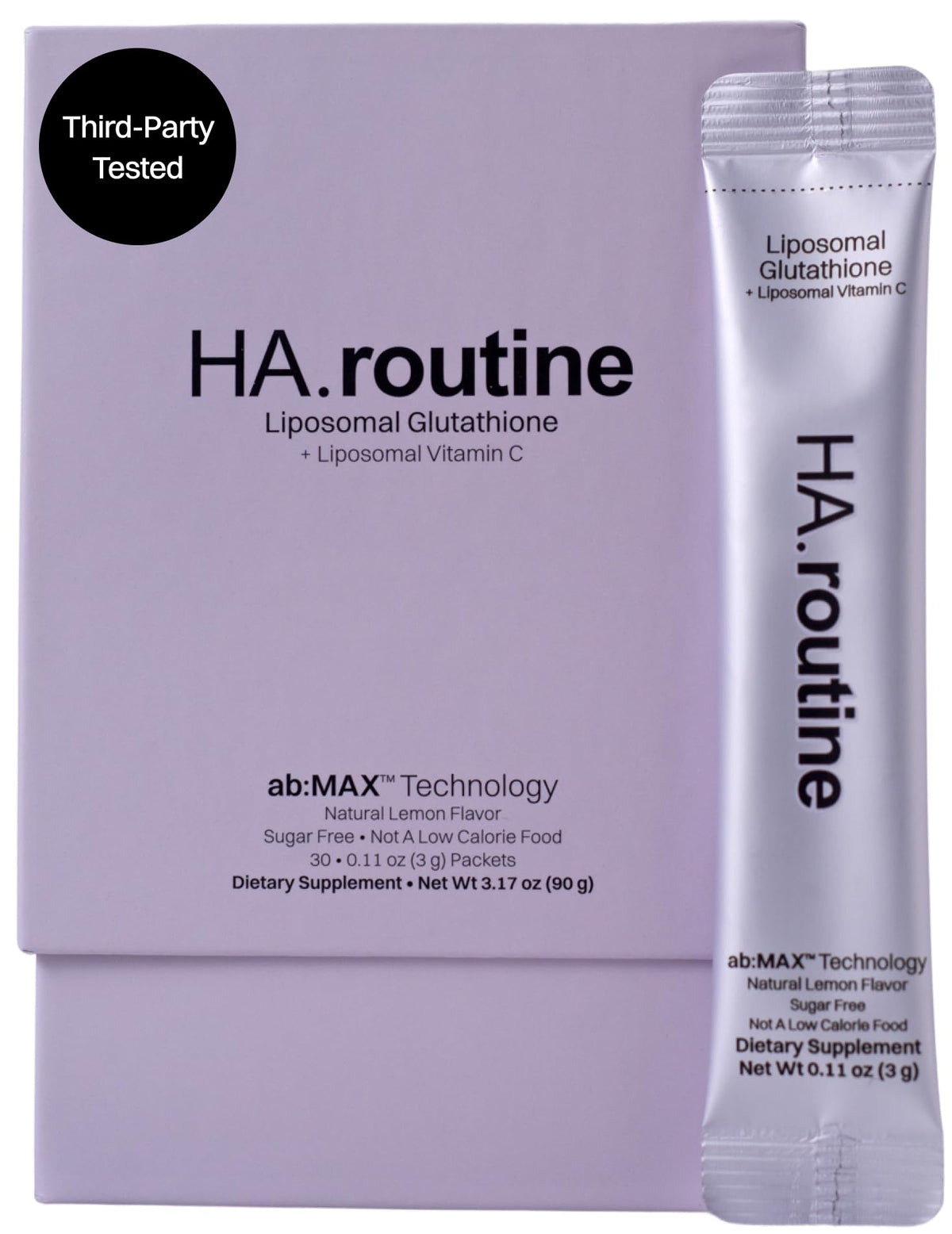 Sachet de poudre de glutathion liposomal Haroutine 125 mg avec vitamine C