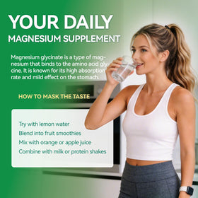 Sachet de poudre de magnésium glycinate Babivek ouvert
