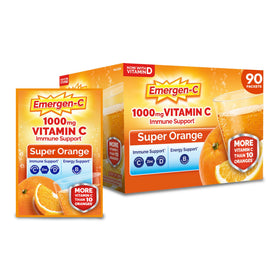Sachet de poudre de vitamine C Emergen-C 1000 mg Super Orange