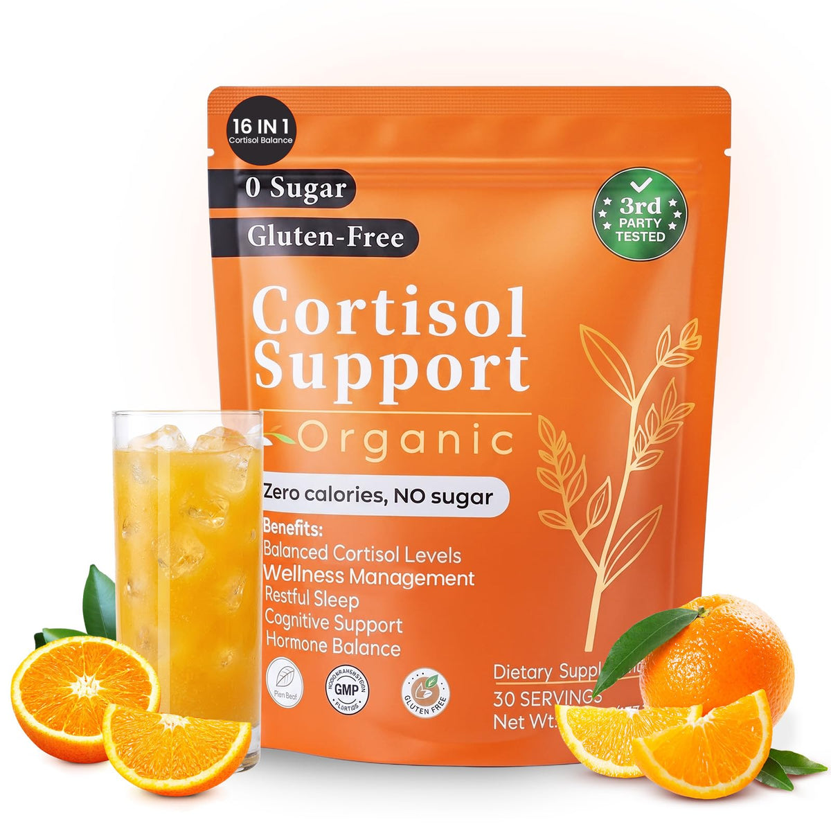 Sachet de poudre HAYTHMDC réducteur de cortisol saveur orange vue de face