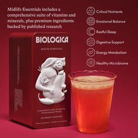 Sachet de poudre multivitaminée Biologica, saveur canneberge
