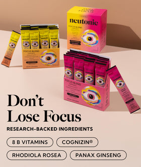 Sachet de Poudre Nootropique Neutonic avec mélange de fruits