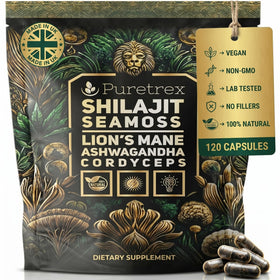 Sachet de PURETREX Shilajit avec 120 capsules végétales
