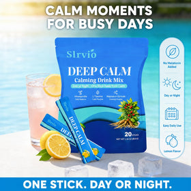 Sachet de Slrvio Mélange de Magnésium Deep Calm ouvert