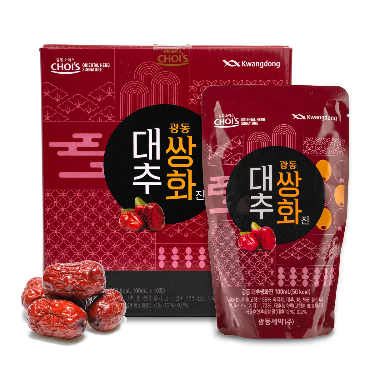 Sachet de thé herbal coréen Ssang Hwa Jin de KWANGDONG