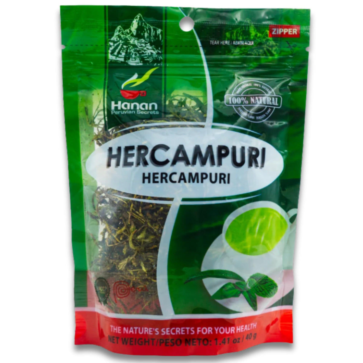 Sachet de thé herbal Hercampuri 40g de HANAN PERUVIAN SECRETS