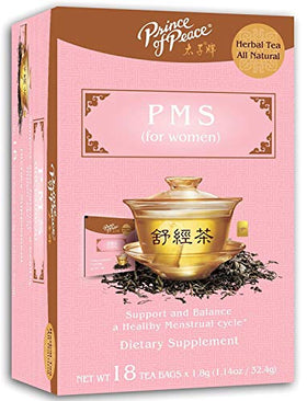 Sachet de thé PMS Prince Of Peace avec ingrédients naturels