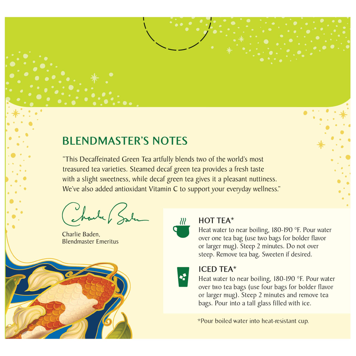 Sachet de Thé Vert Décaféiné Celestial Seasonings avec infusion