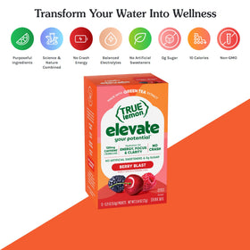 Sachet de True Lemon support Berry Blast avec fruits