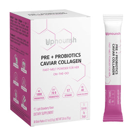 Sachet de UpNourish Probiotiques Collagène de Caviar vue avant