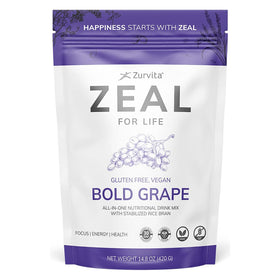 Sachet de Zurvita Zeal for Life au goût raisin, 420 g