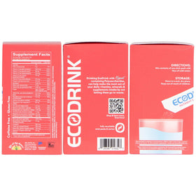 Sachet Eco Drink Électrolytes goût limonade à la fraise