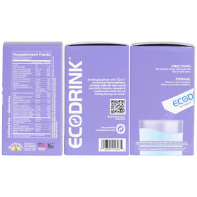 Sachet Eco Drink Électrolytes goût pêche-mangue