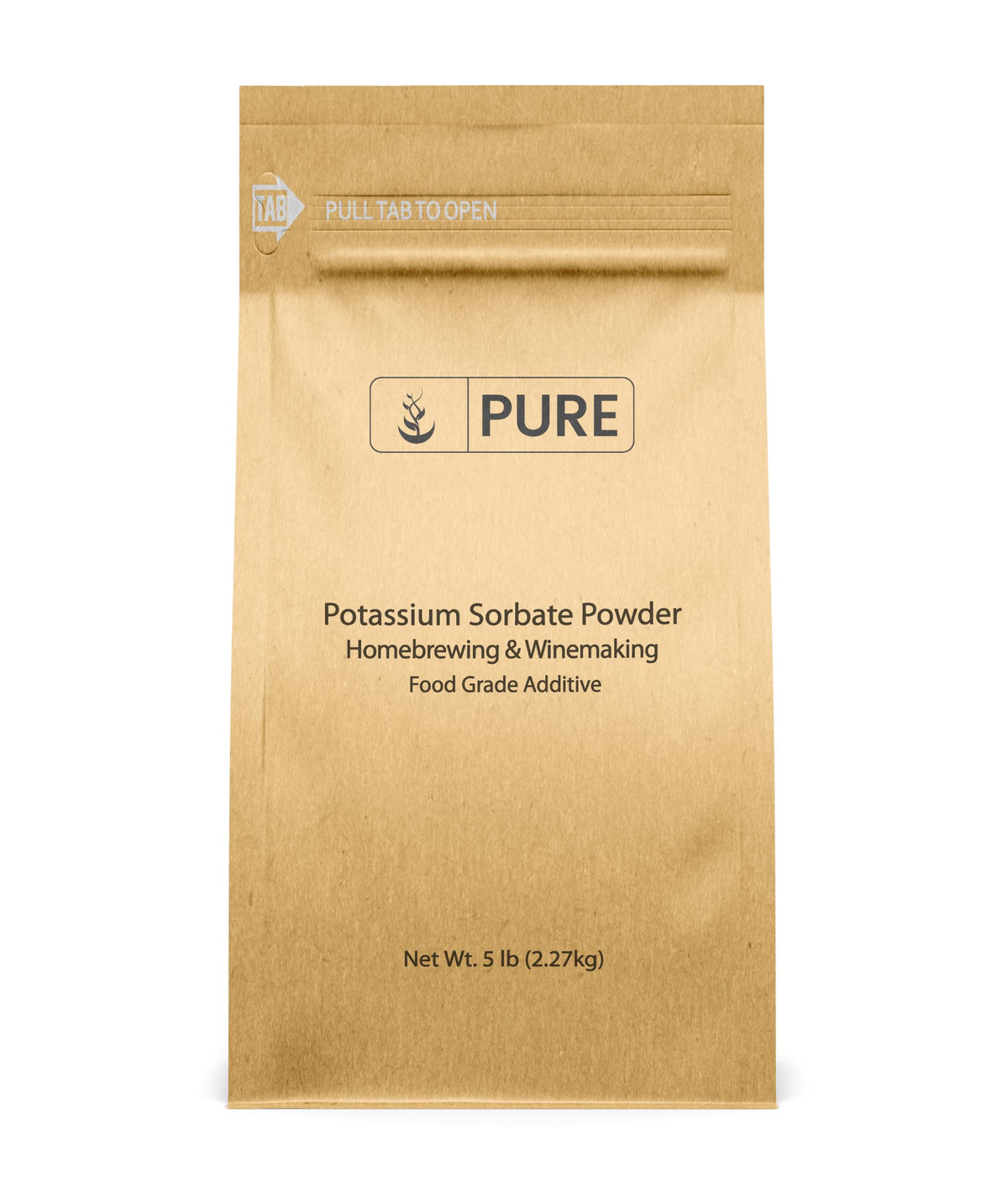 Sachet éco-responsable de 2,3 kg de sorbate de potassium PURE ORIGINAL INGREDIENTS