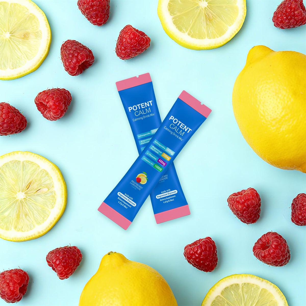 Sachet individuel de PotentCalm Poudre de Magnésium