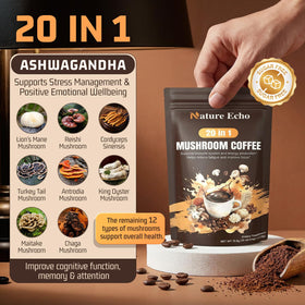 Sachet Nature Echo Café aux Champignons ouvert