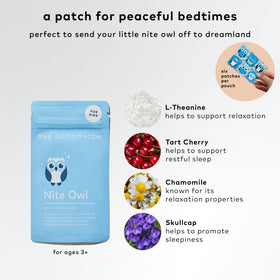 Sachet refermable contenant 6 patches Nite Owl