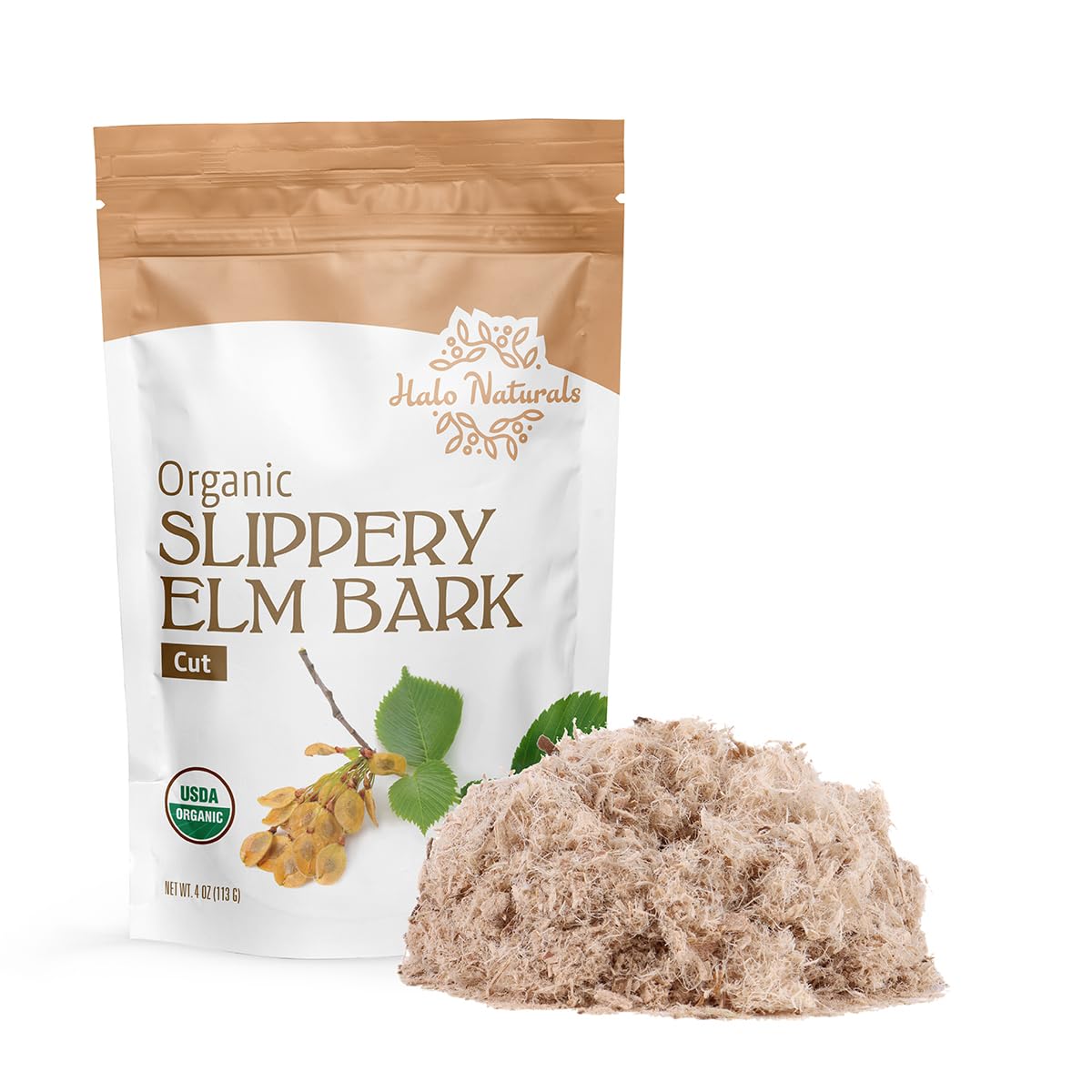 Sachet refermable d'écorce de bouleau glissant Halo Naturals 141g