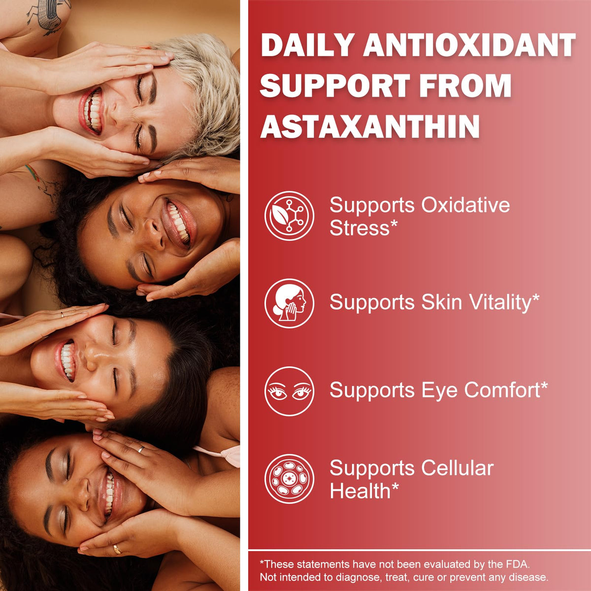 Sachet refermable de DYHONKEE Astaxanthin 12mg