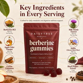 Sachet refermable de gummies de berbérine DAISYTREE
