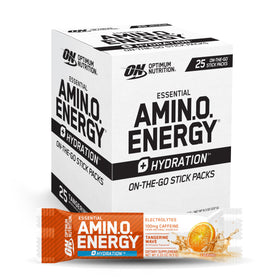 Sachets Amino Energy Optimum Nutrition saveur Tangerine Wave vue de face